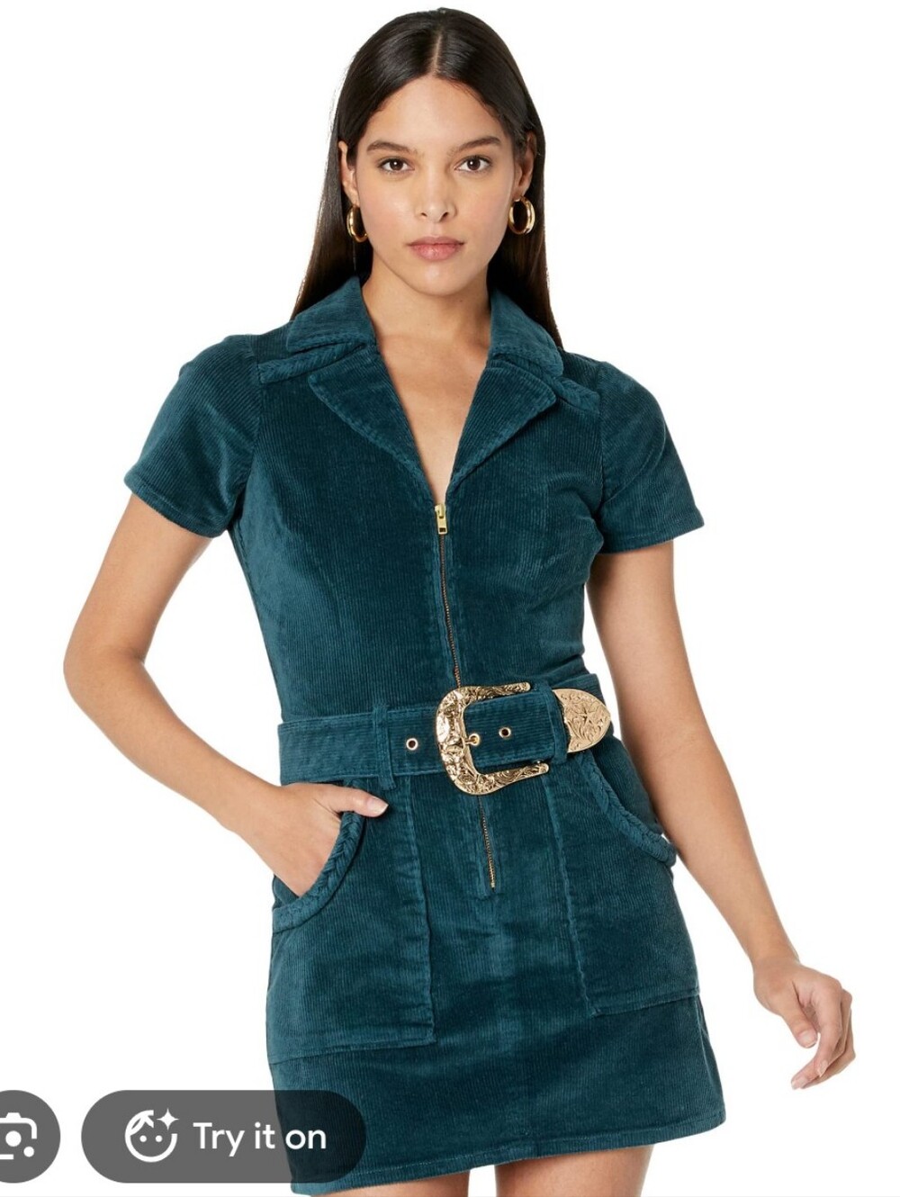 Show Me Your Mumu Outlaw Jade Corduroy Dress